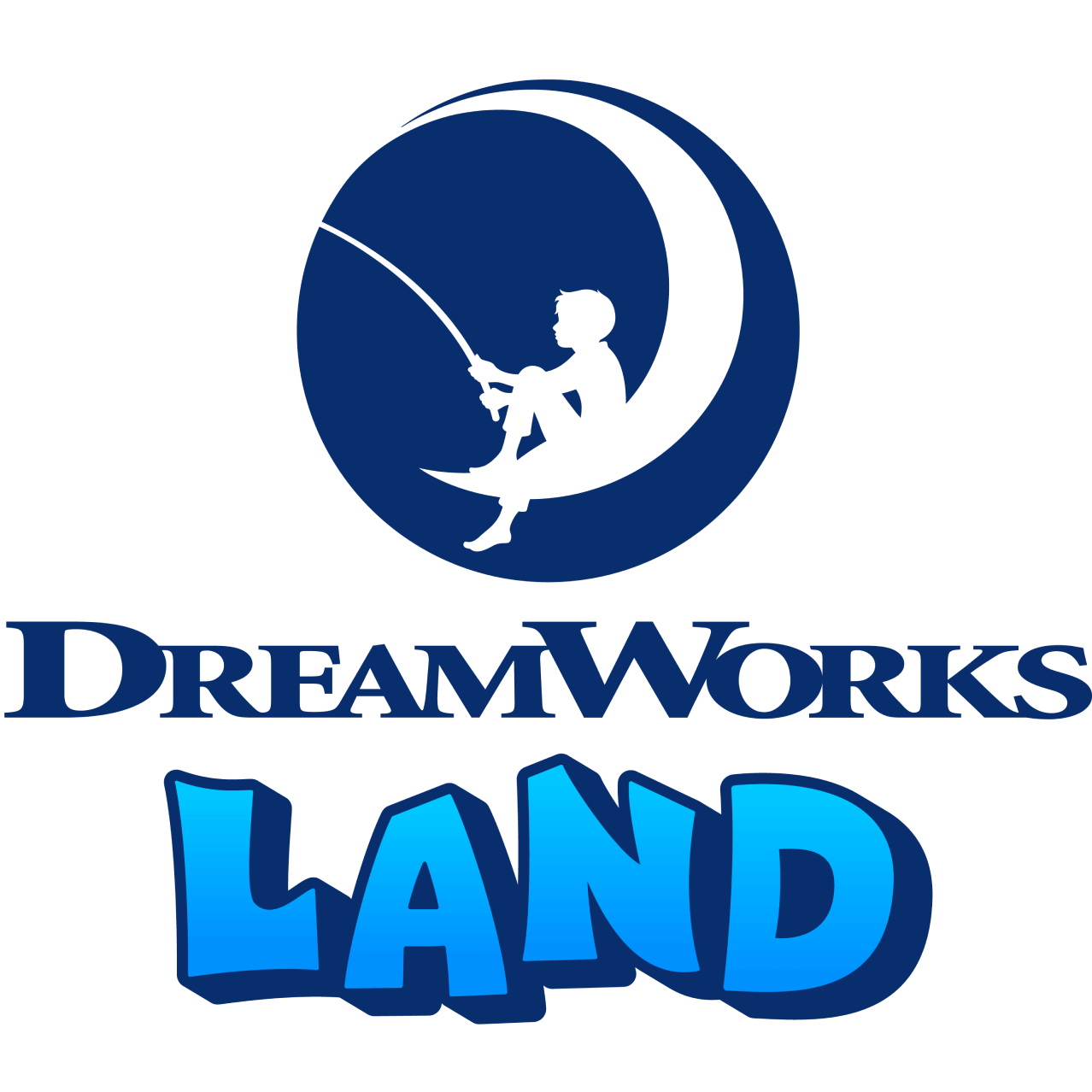 Logotipo de DreamWorks Land de Universal Studios Florida.