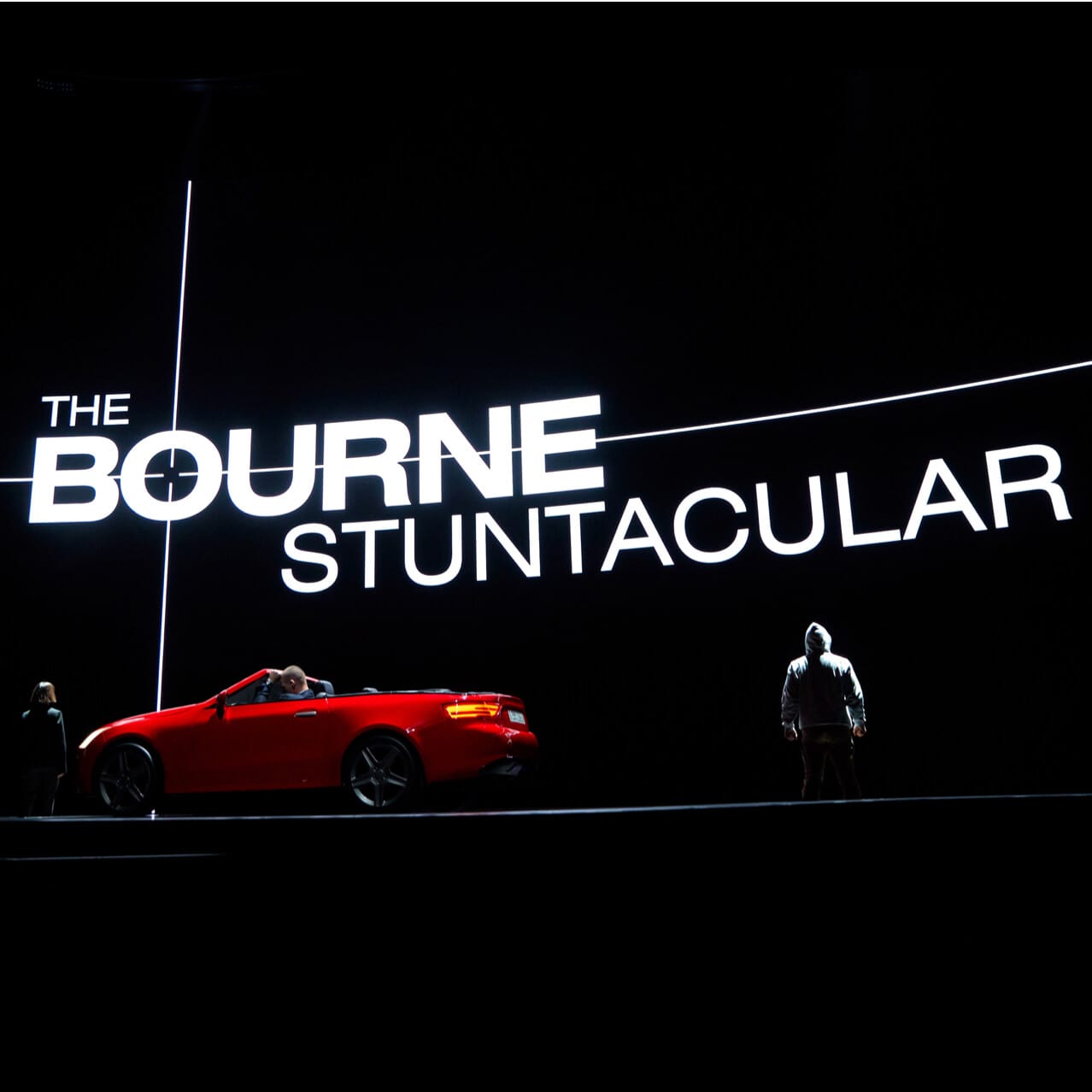Haga clic para reproducir el video. Fiesta de Visualización Virtual de The Bourne Stuntacular.