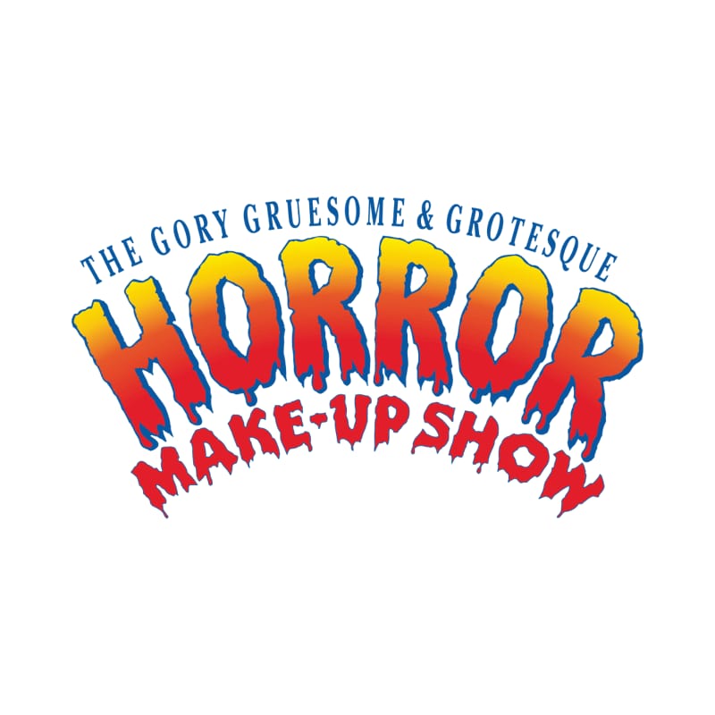 El logotipo de Universal Orlando's Horror Make-Up Show.