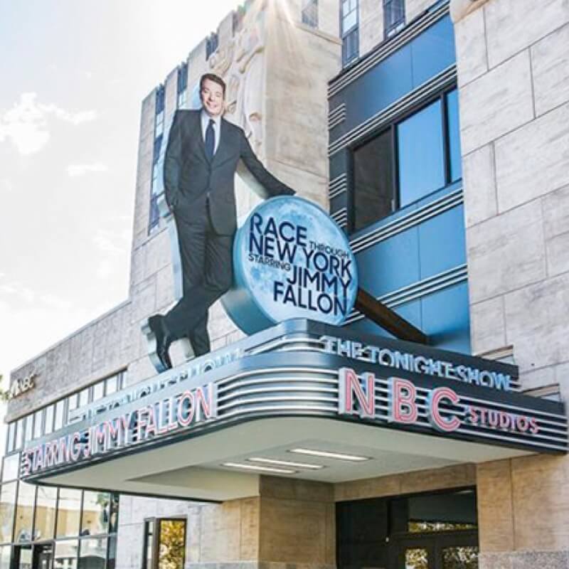 Exterior de Race Through New York Starring Jimmy Fallon