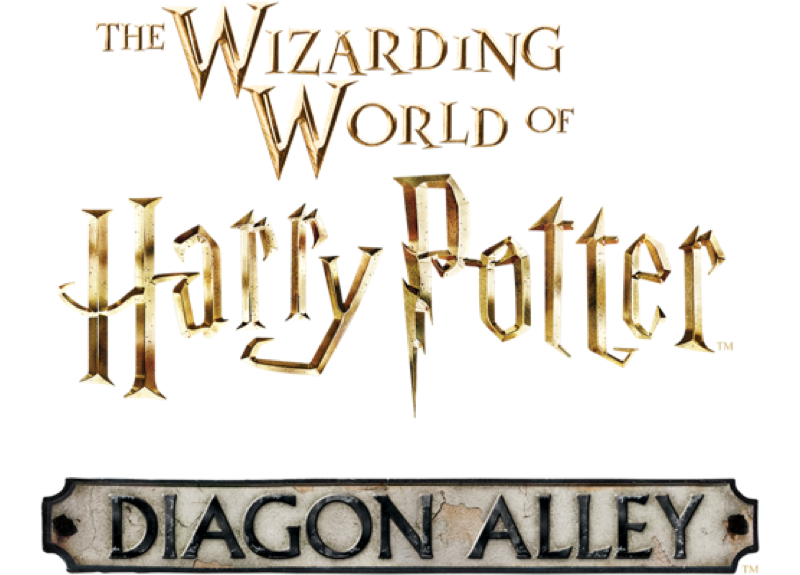 El logotipo de The Wizarding World of Harry Potter™ — Diagon Alley™