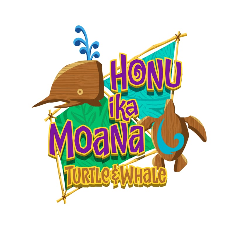 Logo de Honu of Honu ika Moana en Universal’s Volcano Bay