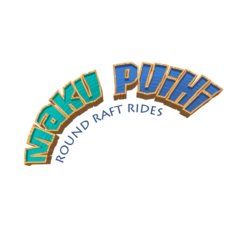 El logotipo de Maku Puihi Round Raft Rides.