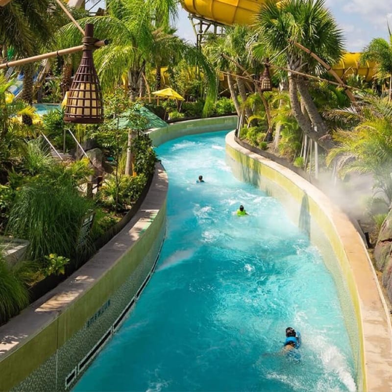 Atracciones TeAwa y Fearless River de Rainforest Village