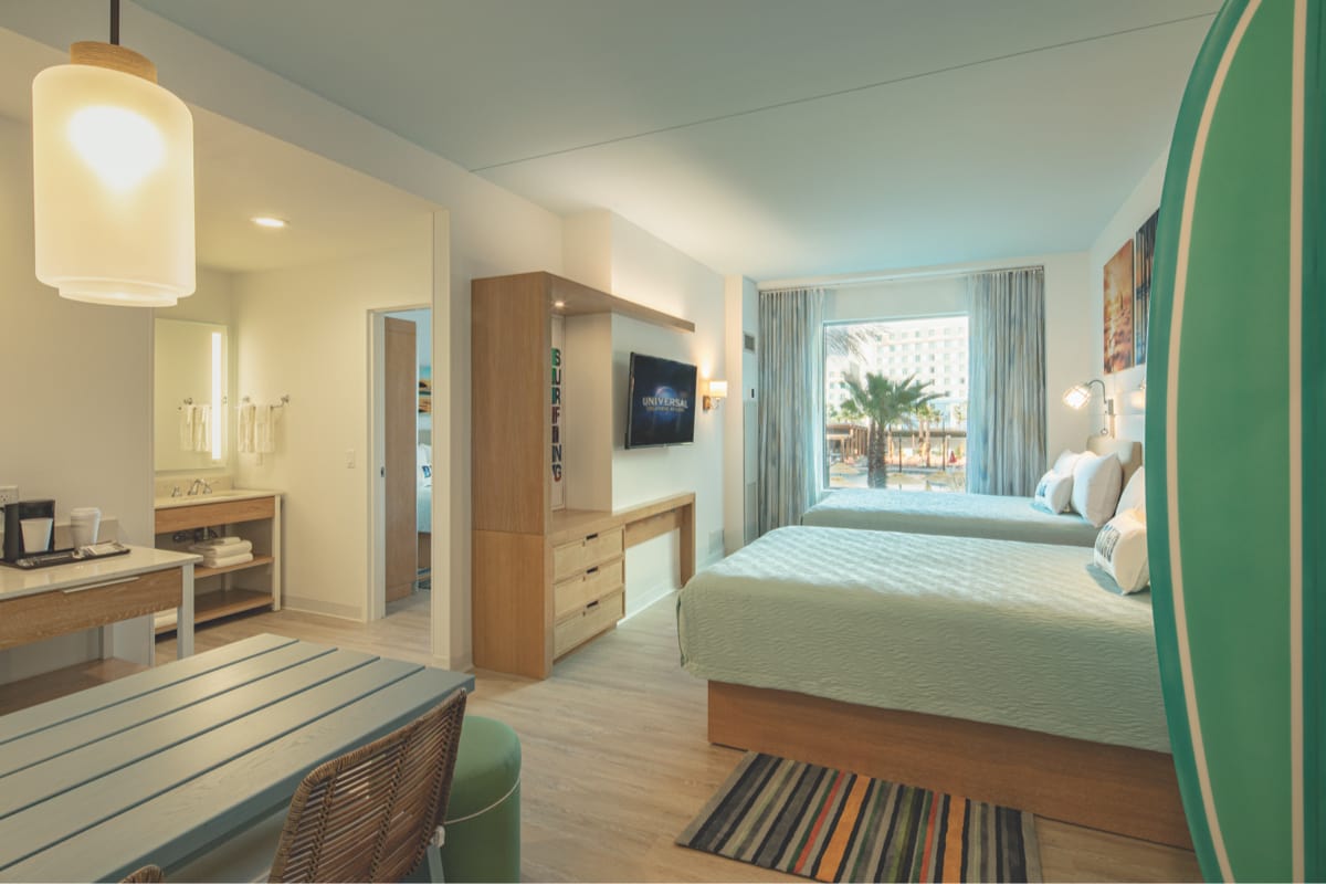Suíte de dois quartos no Universal Endless Summer Resort - Dockside Inn and Suites.