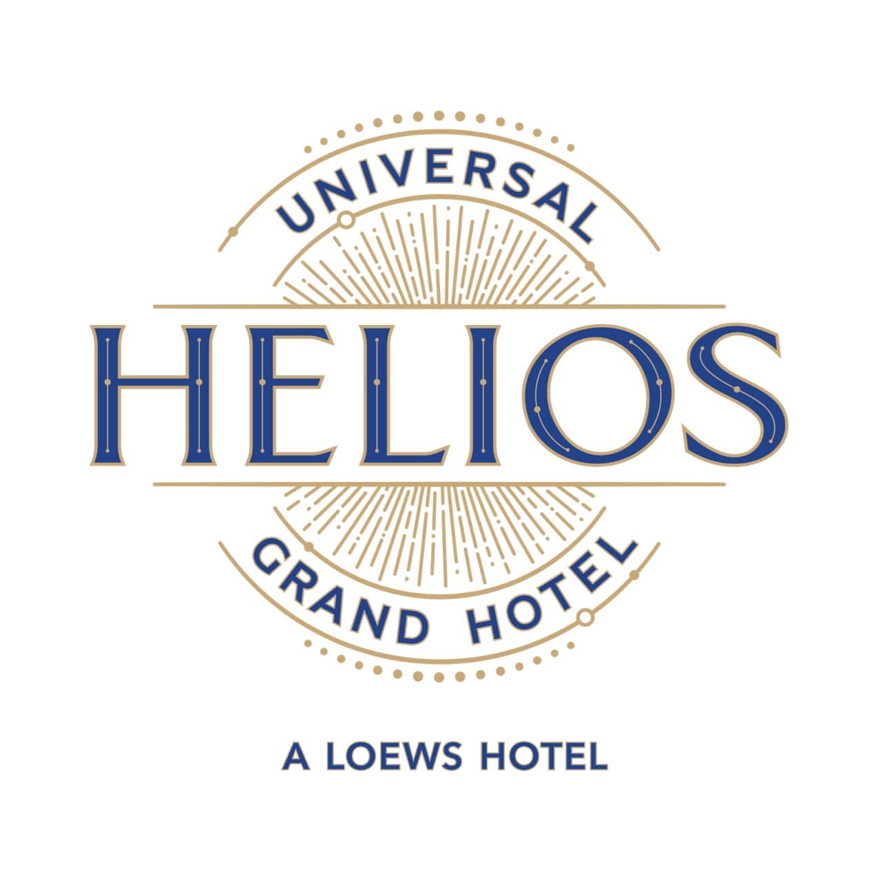 Logotipo do Universal Helios Grand Hotel, a Loews Hotel.