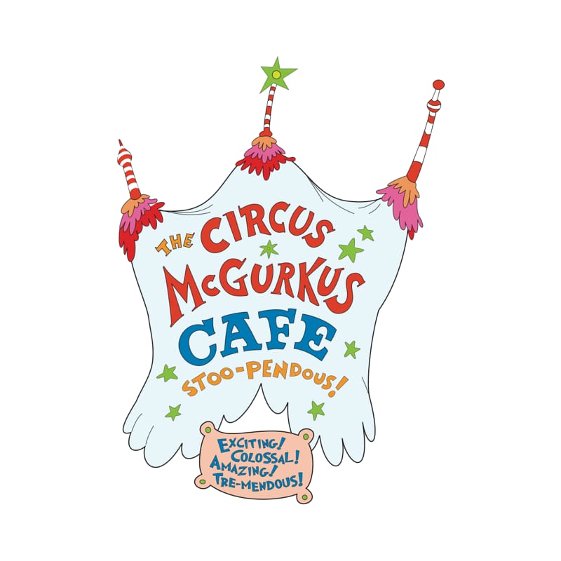 Logotipo do Circus McGurkus Cafe Stoo-pendous