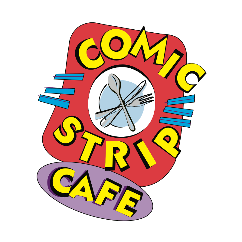 Logotipo do Comic Strip Cafe