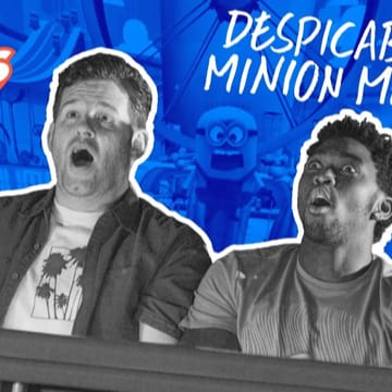 Os anfitriões do Ride Guys levam você em uma excursão e fornecem todos os detalhes e informações que você precisa saber sobre a atração Despicable me Minion Mayhem.