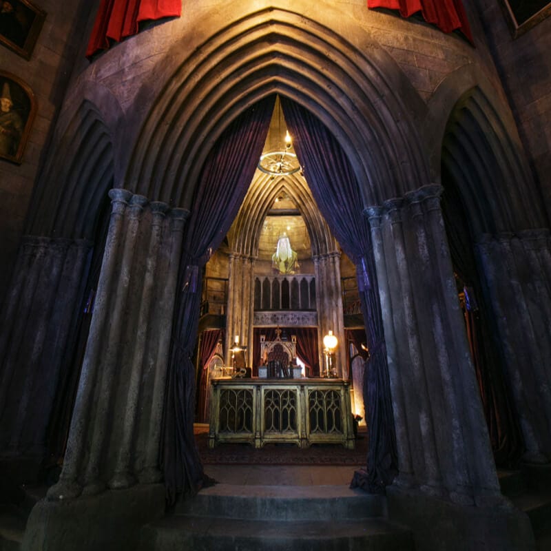 Imagem 3 de Harry Potter and the Forbidden Journey escritório de Dumbledore.