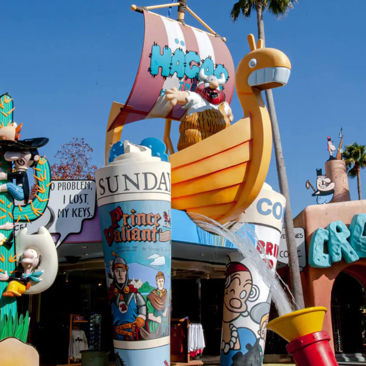 Entrada da loja de presentes da Toon Lagoon