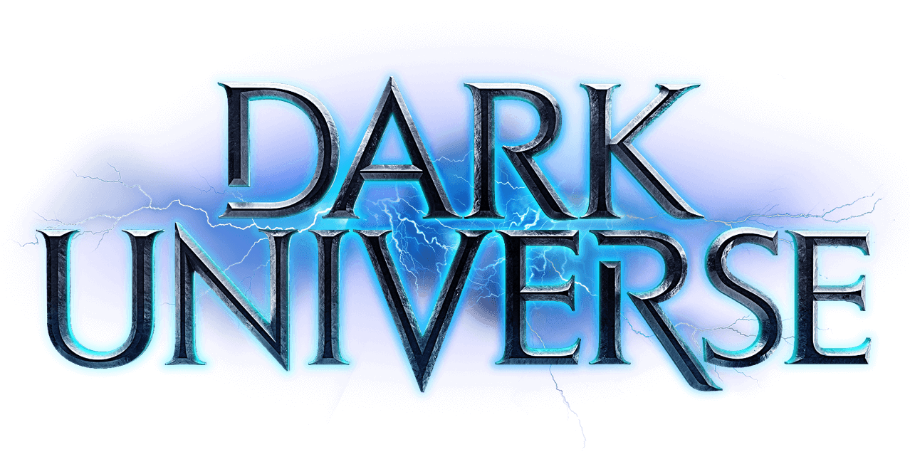 Logotipo do Dark Universe no Universal Epic Universe.