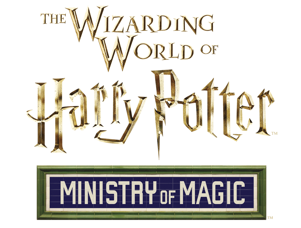 Logotipo do The Wizarding World of Harry Potter –&nbsp;Ministry of Magic.