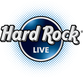 The official logo of Hard Rock Live.
