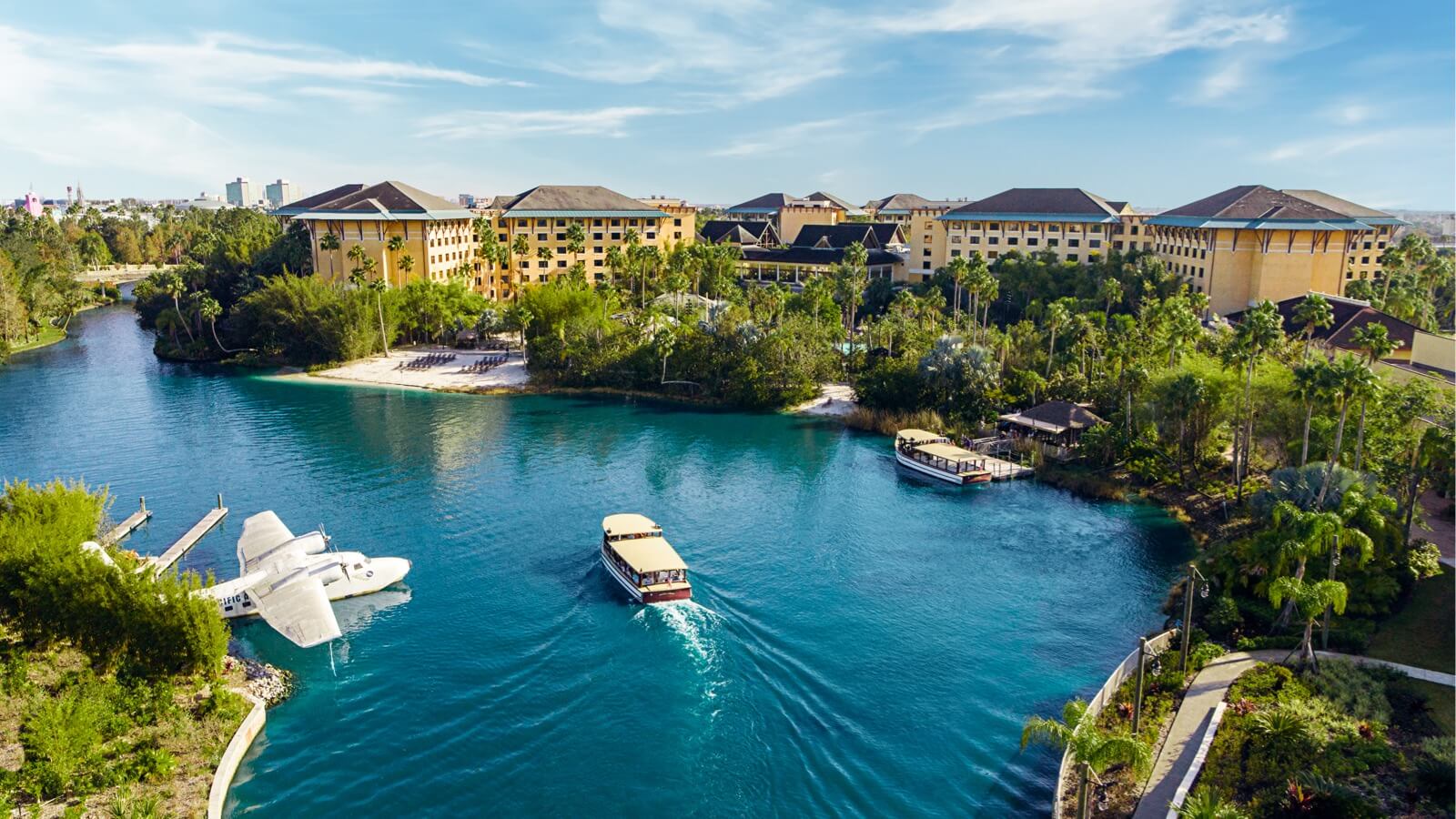 Loews Royal Pacific Resort exterior in Orlando