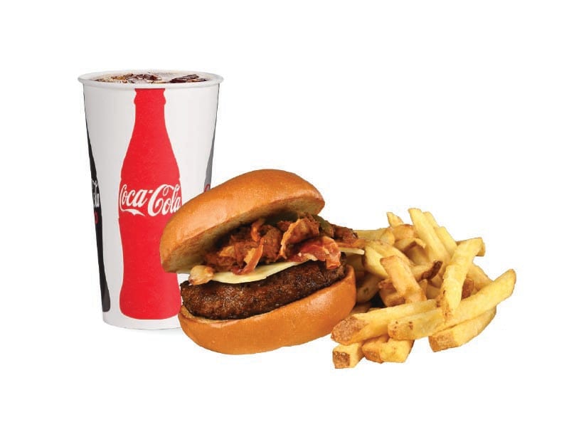 Ticos Loaded Beef Burger Combo