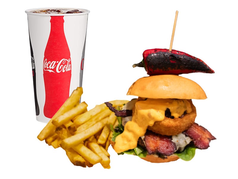 Stegosaurus Burger Combo