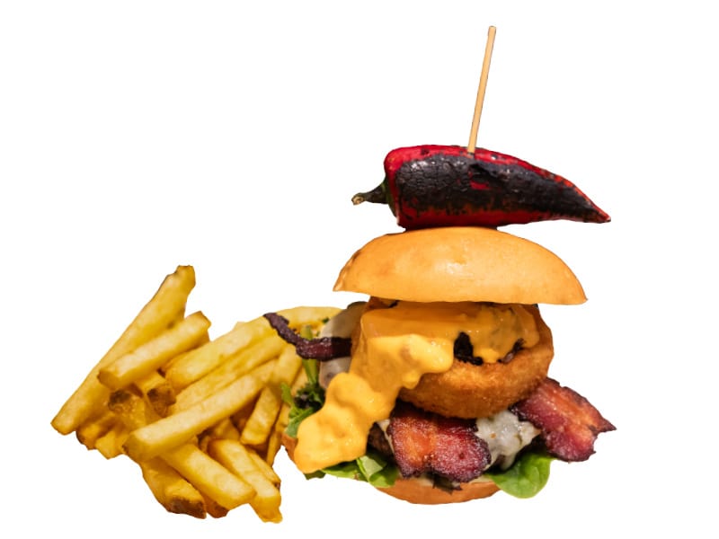 Stegosaurus Burger Platter