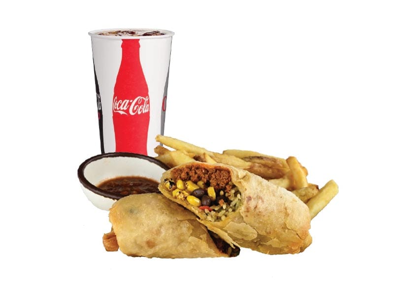 Chorizo Chimichanga Combo