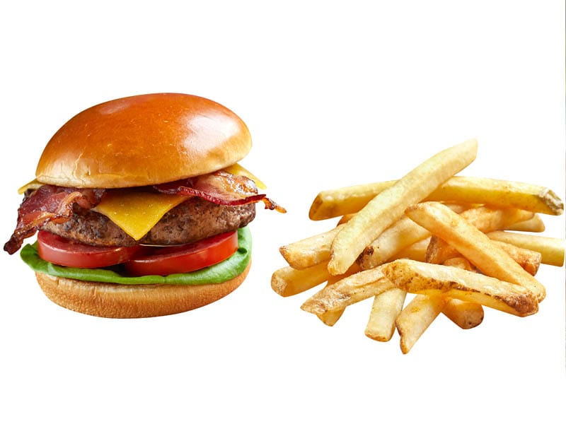 Bacon Cheeseburger Platter