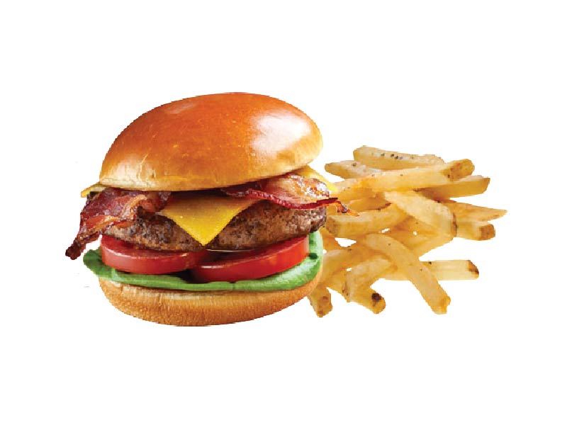 Bacon Cheeseburger Platter