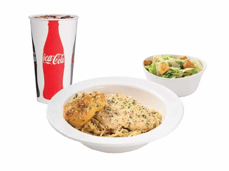 Chicken Fettuccine Alfredo Combo