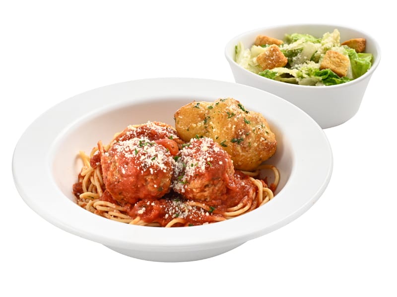 Spaghetti & Meatballs Combo