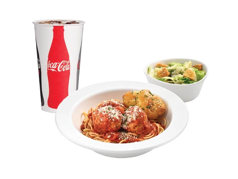 Spaghetti & Meatballs Combo