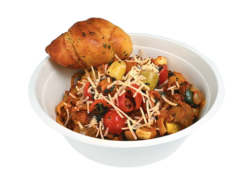 Vegan Roasted Vegetable Fettuccine Platter