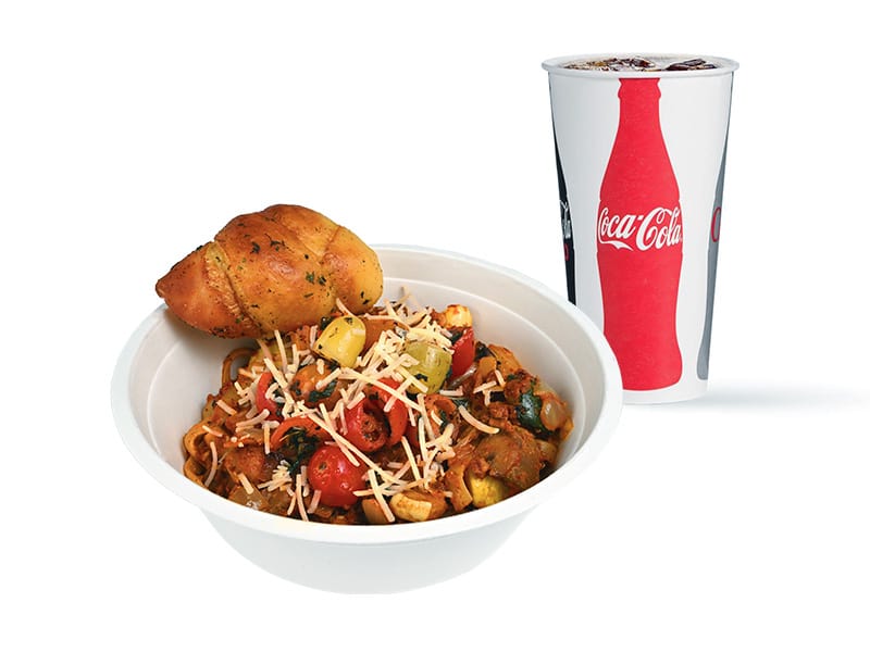 Vegan Roasted Vegetable Fettuccine Combo