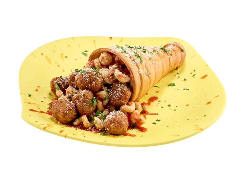 Vegan Magician Meatball Cone