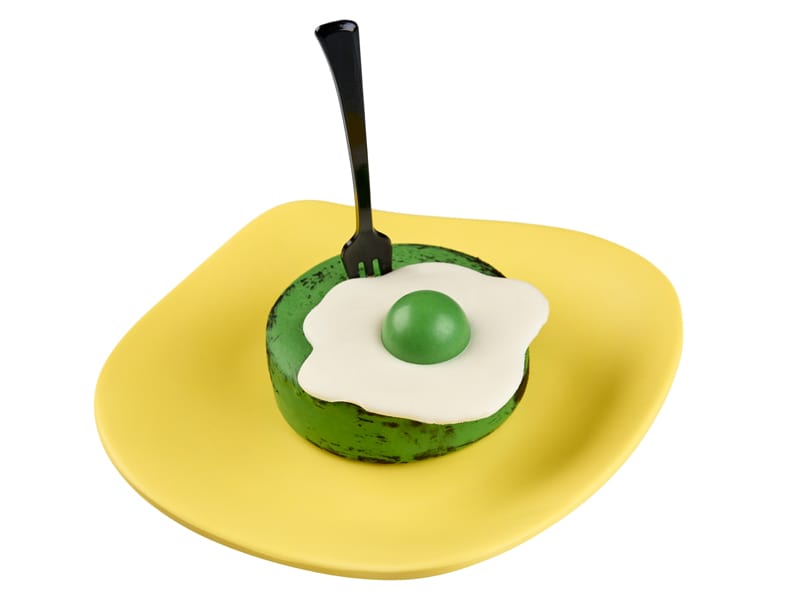 Green Eggs and Ham Chocolate Cheesecake