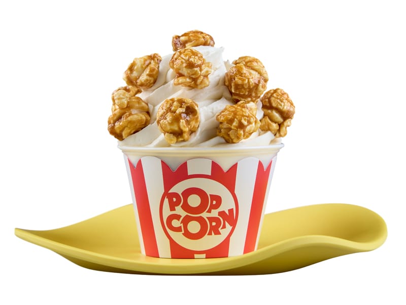 Caramel Popcorn Cupcake