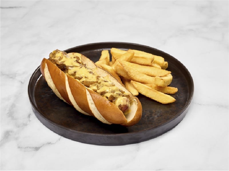 Wizard's Brew Bratwurst Sandwich