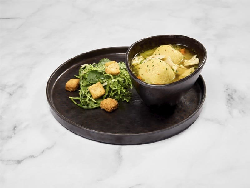 Knödel Soup and Salad Combo