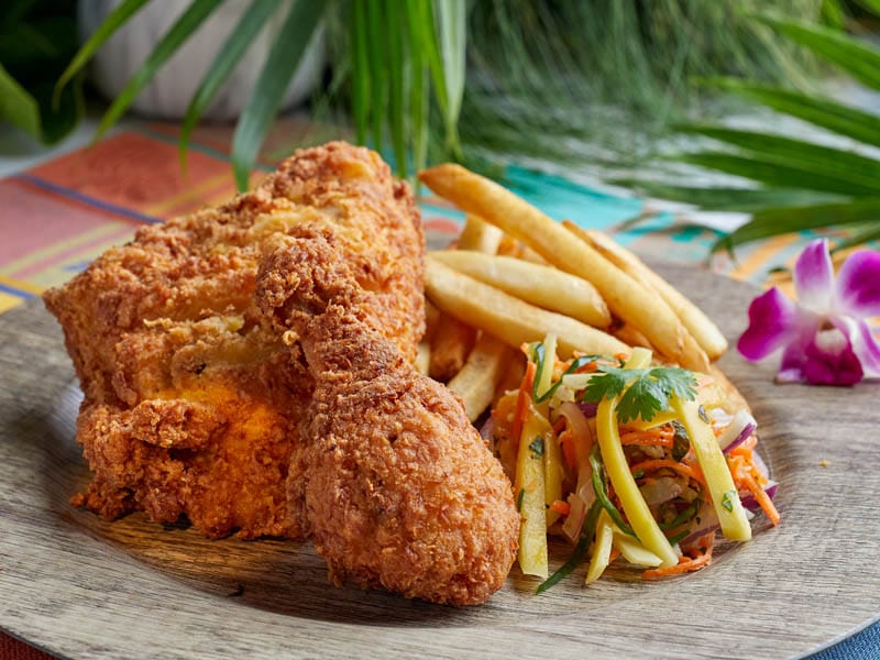 Coconut Crusted Fried Chicken Combo