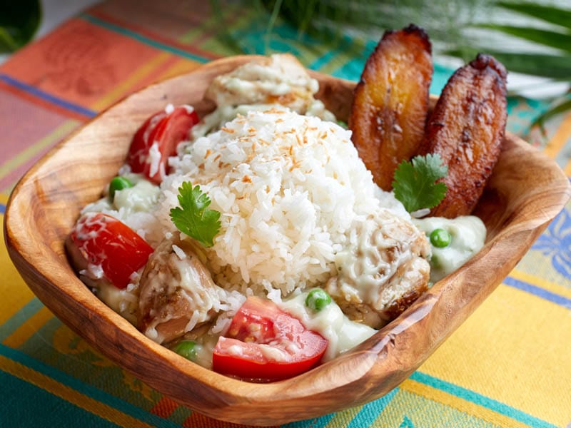 Coconut Curry Chicken Combo