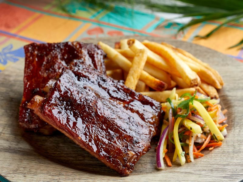Hawaiian Ribs Combo