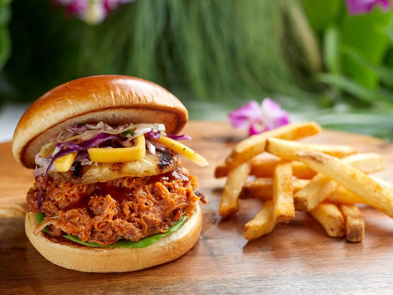 Mango BBQ Pulled Pork Sandwich Combo