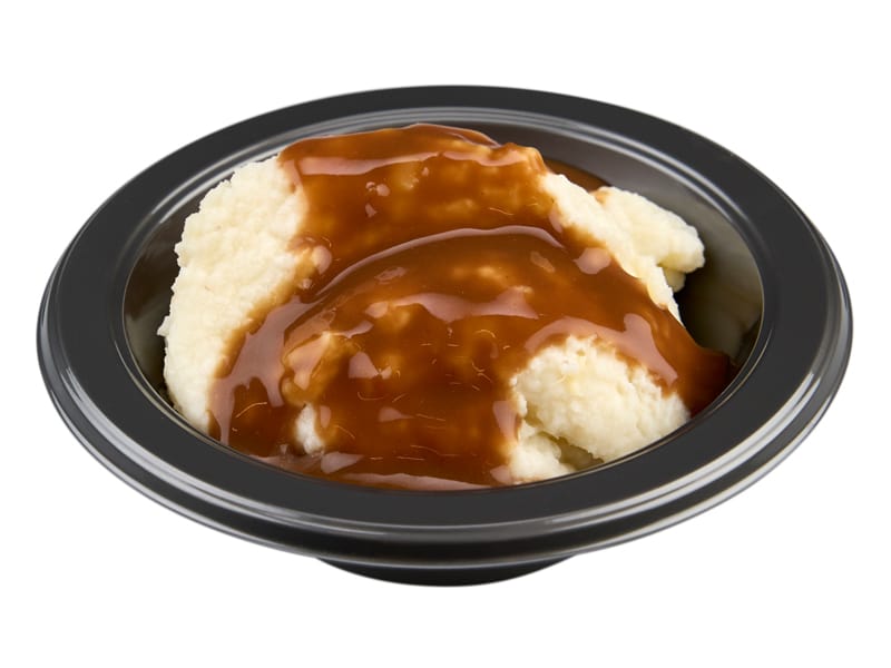 Mashed Potatoes with Gravy