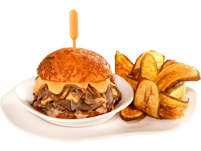 Steak & "Cheese Ray" Sandwich