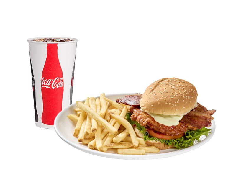 Crispy Buffalo Bacon Sandwich Combo