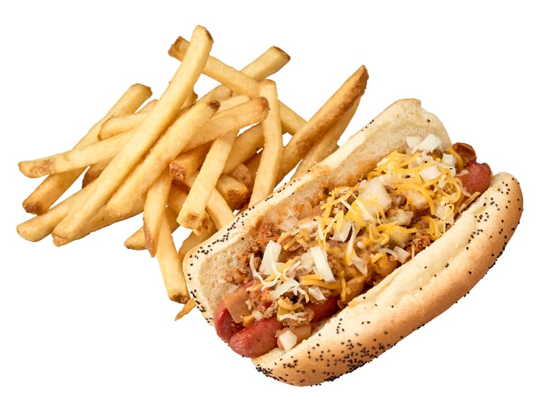 Chili Cheese Hot Dog Platter