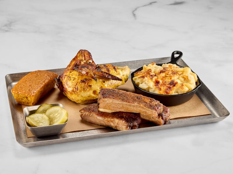 Two Meat, One Side Platter