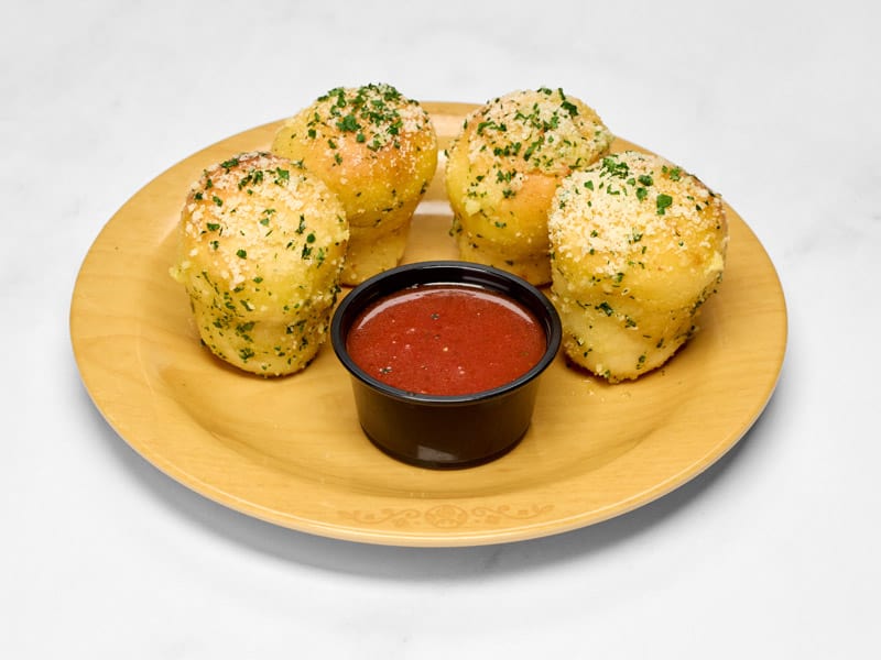 Toadstool Cheesy Garlic Knots