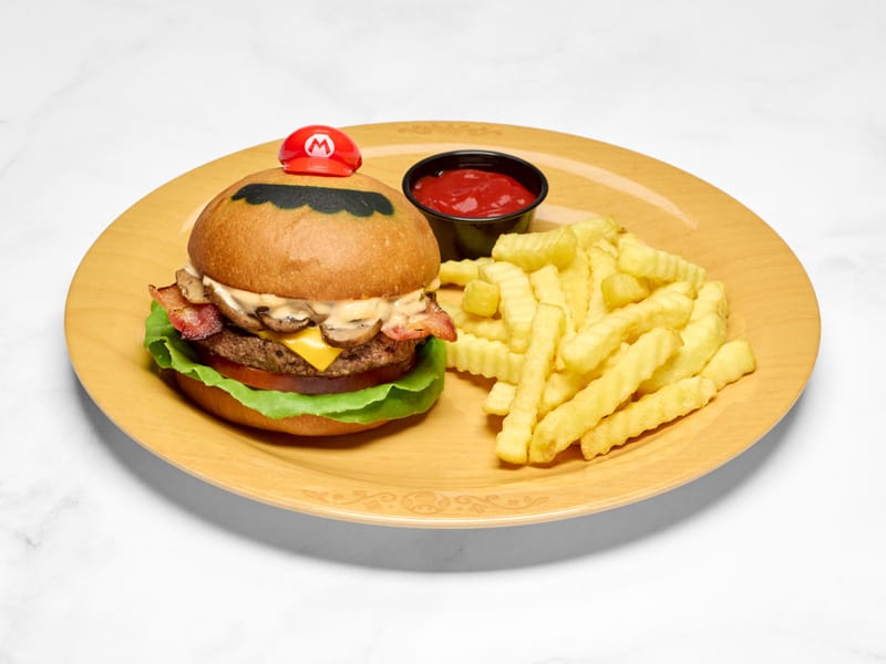 Mario Burger (Bacon, Mushroom and Cheese)