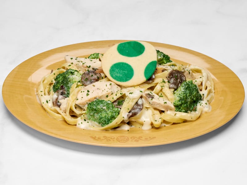 Yoshi Mushroom Alfredo