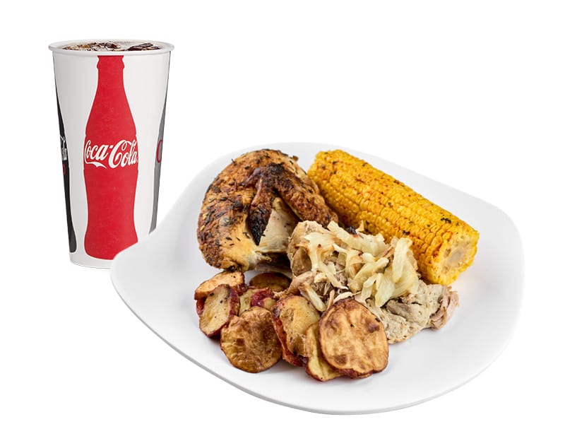 Chicken and Roasted Pernil Combo