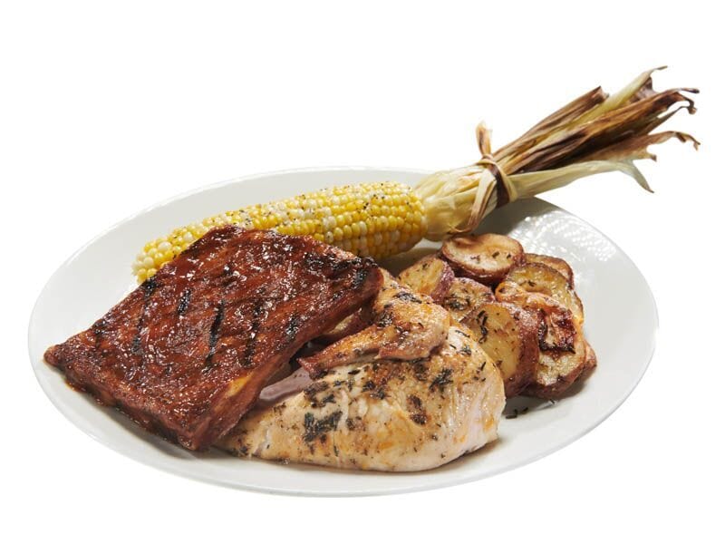 Chicken & Ribs Platter
