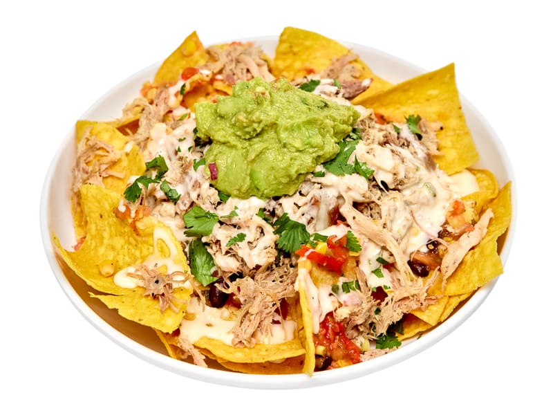 Roasted Pork & Cheese Nachos